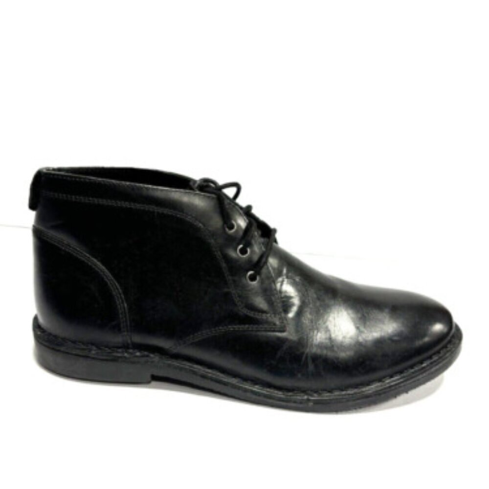 Crown Vintage Men’s Casper, Black Chukka Boots, Size 10 M